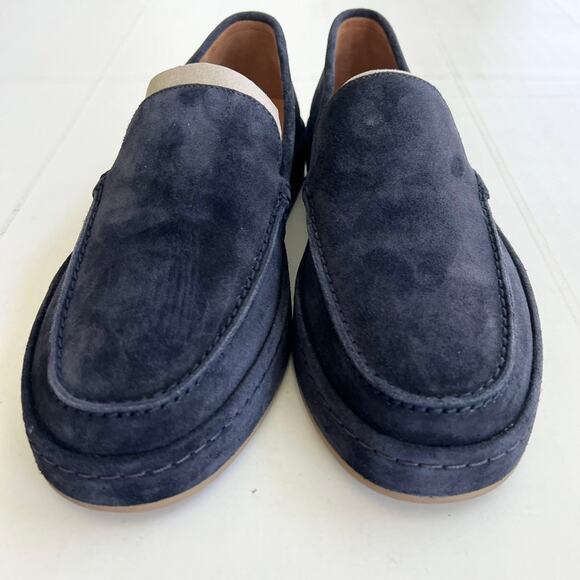 New ALLEN EDMONDS Brody Slip-on Sneaker Navy Suede Loafers Men\'s SIZE 9 main image 7